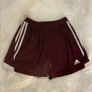 Adidas Burgundy Shorts